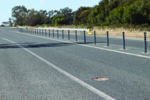 Pot holes dot the highways