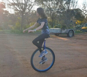 Manangatang local set to compete in triathlon on a unicycle