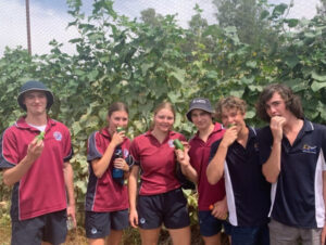Swan Hill students visit local permaculture hub