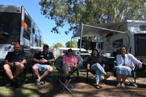 Caravans fill over long weekend
