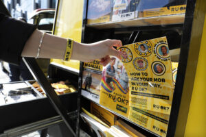 Hearty breakfast with a healthy chat