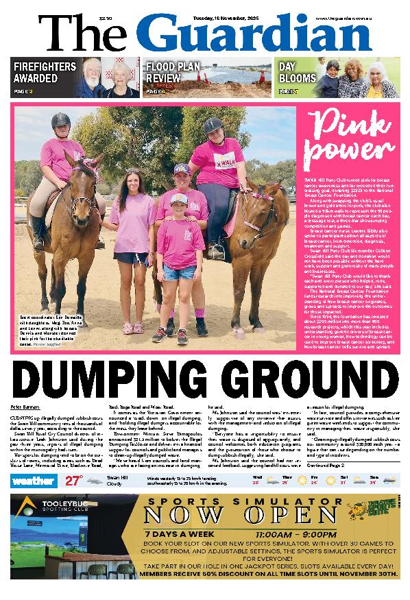 Swan Hill Guardian Tuesday – 18th November 2025