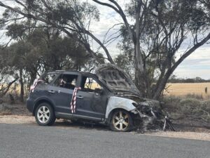Car burnt out