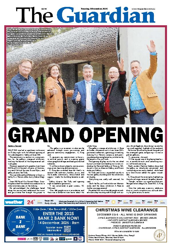 Swan Hill Guardian Tuesday – 2nd December 2025
