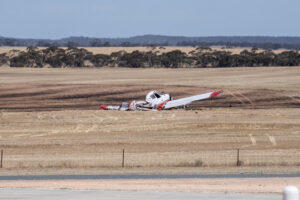 Air tanker crash at Linga airbase