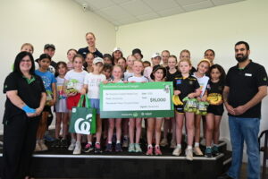 Netball star runs Woorinen clinic