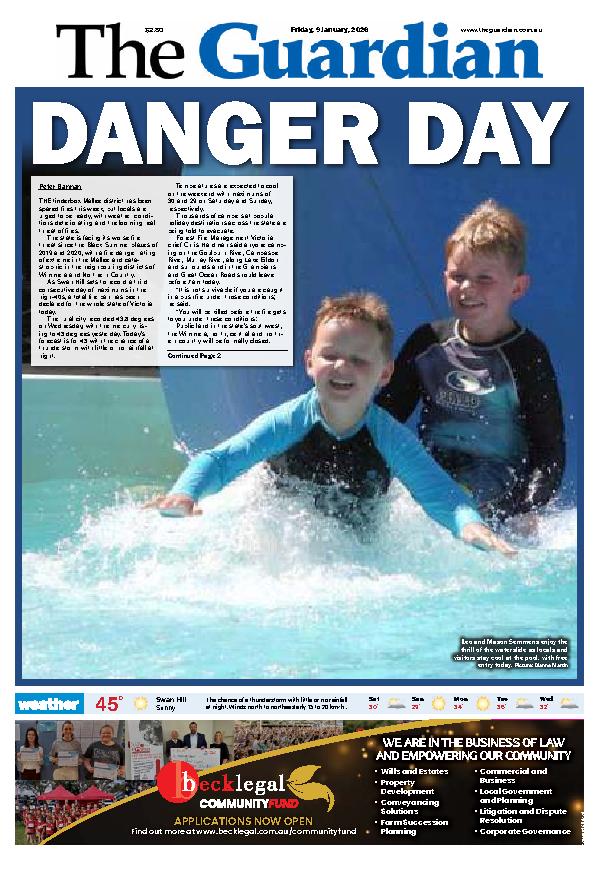 Swan Hill Guardian Friday – 9th January 2026