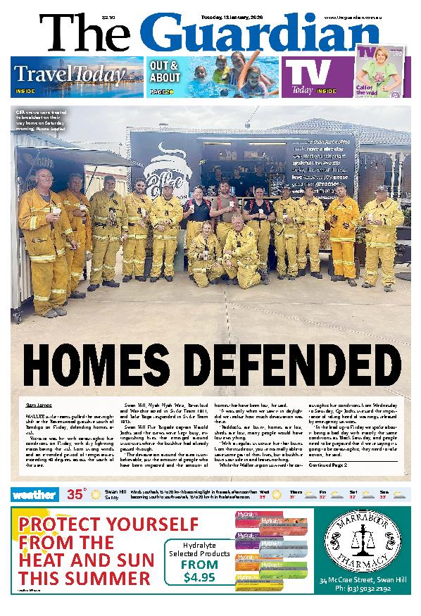 Swan Hill Guardian Tuesday – 13th January 2026