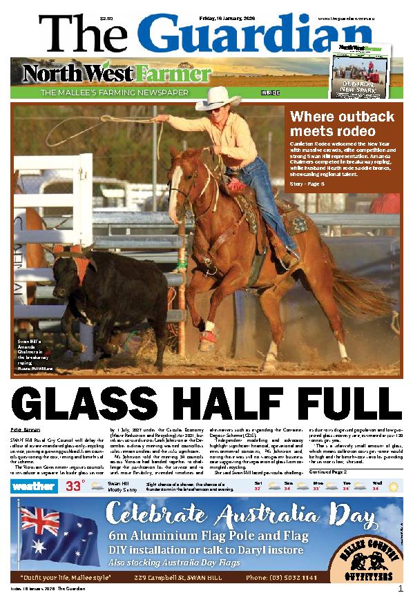 Swan Hill Guardian Friday – 16th January 2026