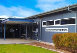 Roof of health service damaged