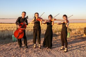 Striking background for fundraiser