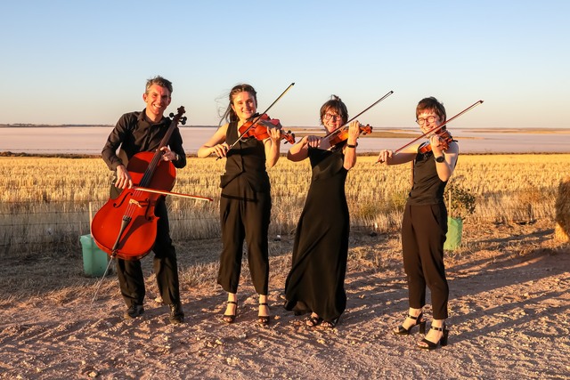 Striking background for fundraiser