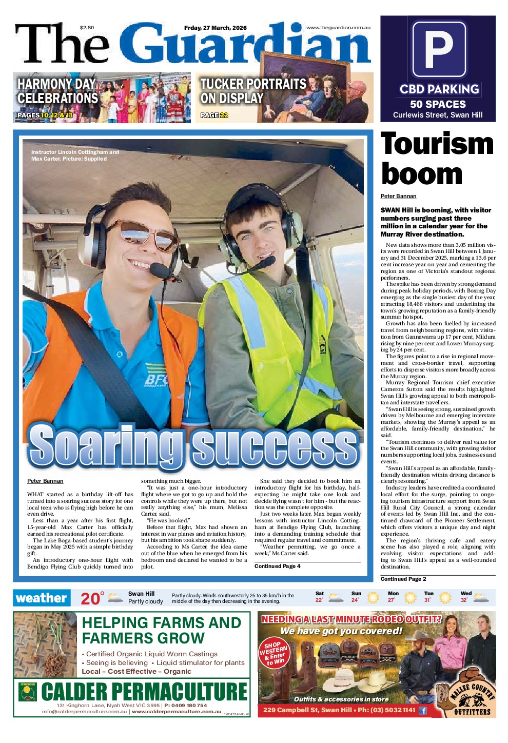 Swan Hill Guardian Friday – 27th March 2026