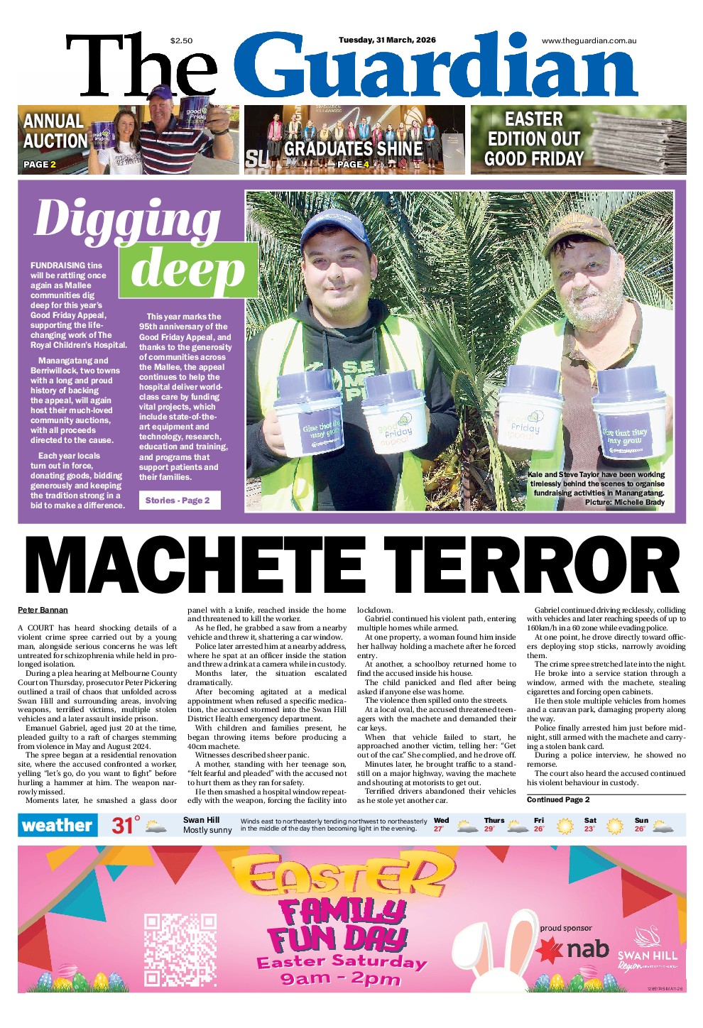 Swan Hill Guardian Tuesday – 31st March 2026