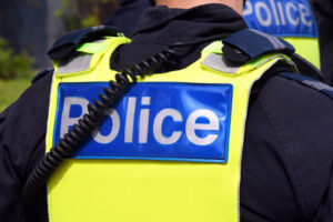 Police enforcing road safety