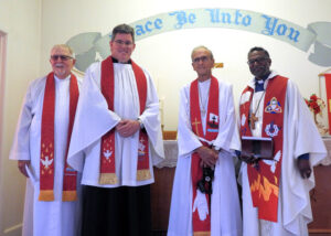 Community farewells pastor