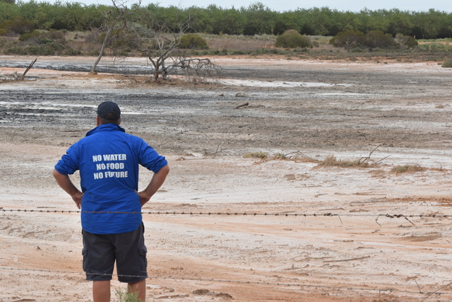 Water on the table at Barham
