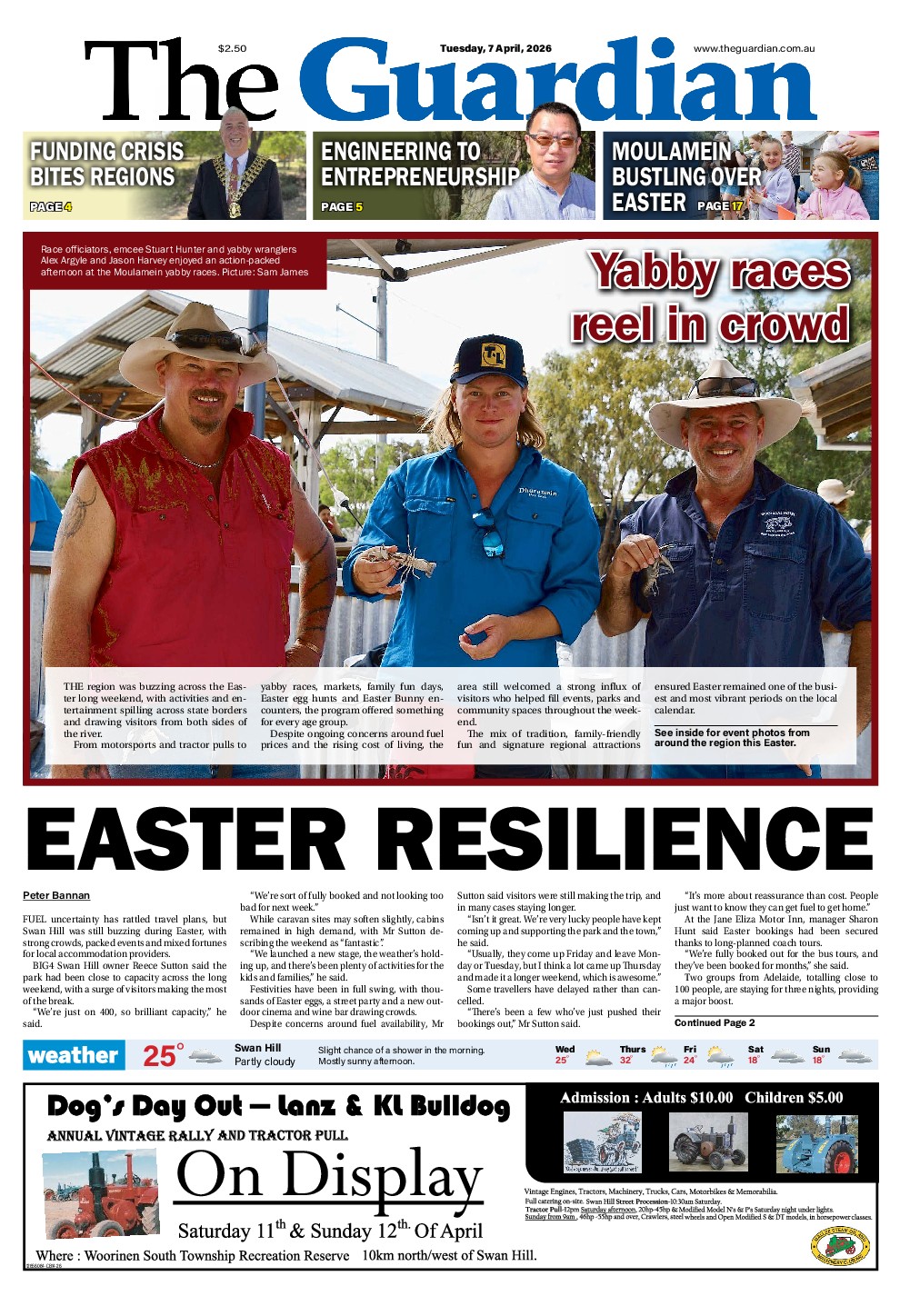 Swan Hill Guardian Tuesday – 7th April 2026