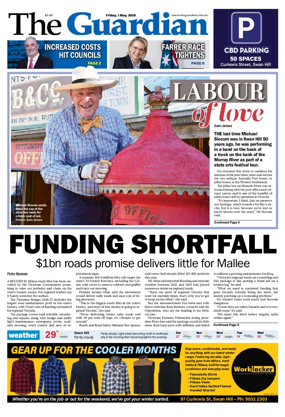 Swan Hill Guardian Friday – 1st May 2026
