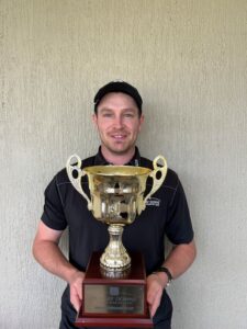 Golfers hit the green