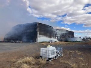 Monitor damp haystacks