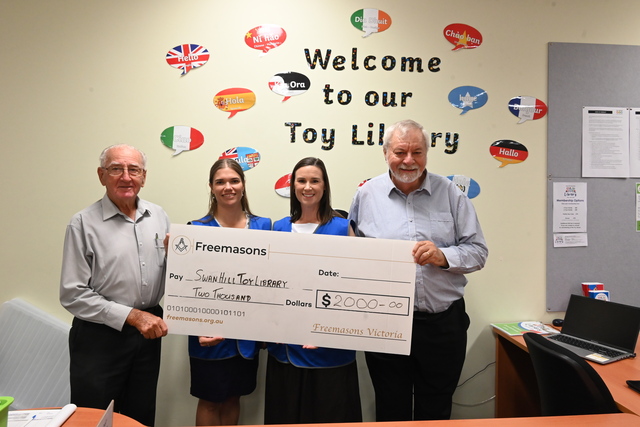 Toy Library boosted by Freemasons