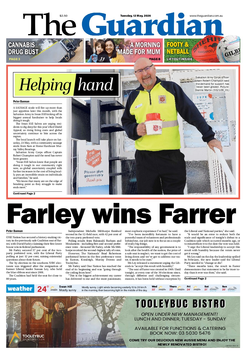 Swan Hill Guardian Tuesday – 12th May 2026