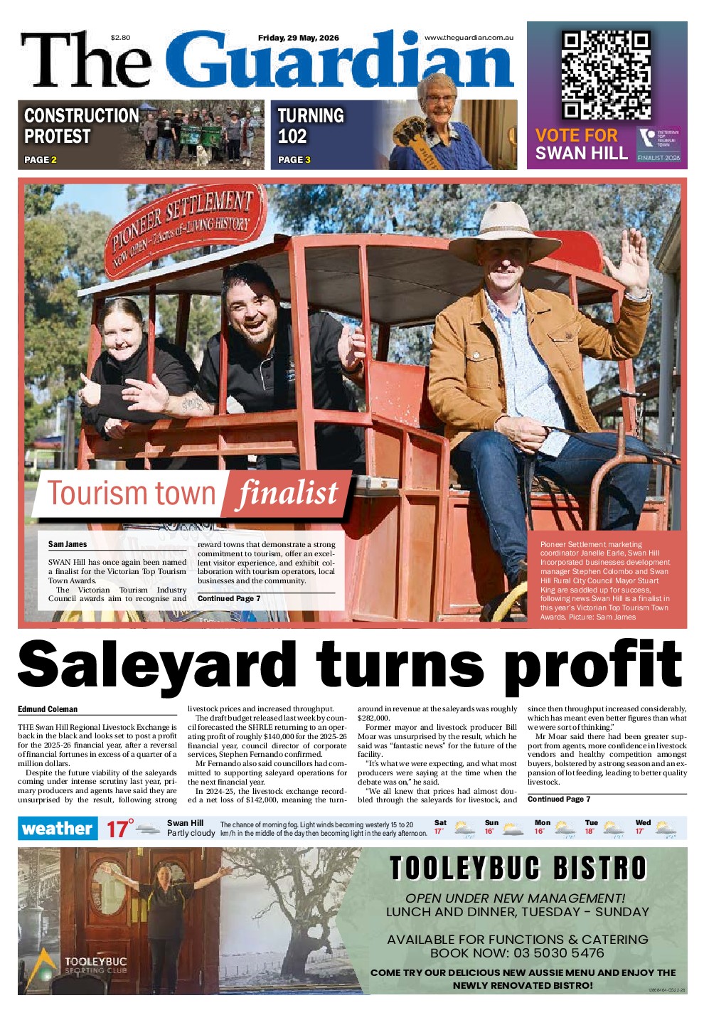 Swan Hill Guardian Friday – 29th May 2026