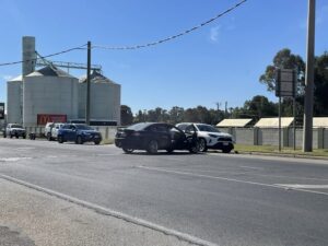 Three-car collision shocks workers