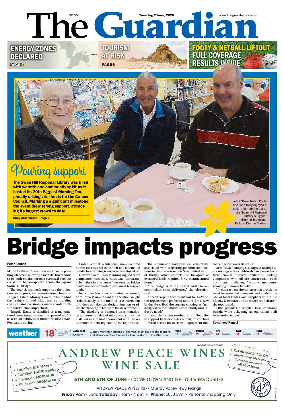 Swan Hill Guardian Tuesday – 2nd June 2026